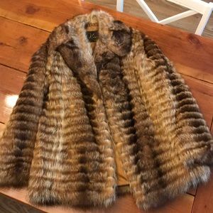 Vintage Custom Made Fur Coat